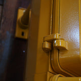 New York feu dont walk americain vintage USA jaune d'origine avec fixations murale