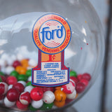 Distributeur à bonbon Ford Ball Gum 1950 Jaycees sur pied