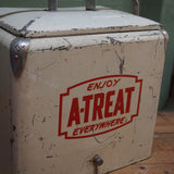 ancienne glaciere americaine enjoy A-TREAT dans son jus