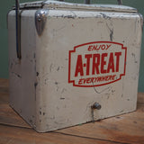 ancienne glaciere americaine enjoy A-TREAT dans son jus