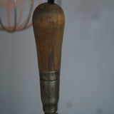 Set of 5 industrial portable work lights from the USA, used in New York cellars