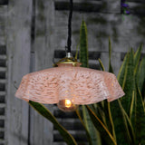 abat jour suspension so chic opaline lampe vintage