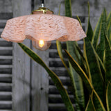 abat jour suspension so chic opaline lampe vintage