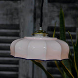 abat jour suspension so chic opaline lampe vintage