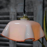 abat jour suspension so chic opaline lampe vintage