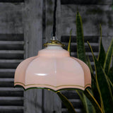 abat jour suspension so chic opaline lampe vintage