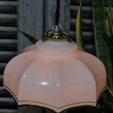 abat jour suspension so chic opaline lampe vintage
