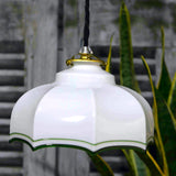 abat jour suspension so chic opaline lampe vintage