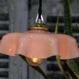 abat jour suspension so chic opaline lampe vintage
