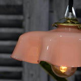 abat jour suspension so chic opaline lampe vintage