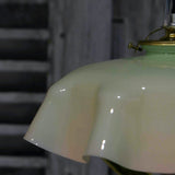 abat jour suspension so chic opaline lampe vintage