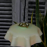 abat jour suspension so chic opaline lampe vintage