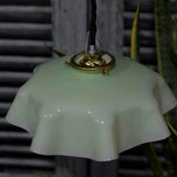 abat jour suspension so chic opaline lampe vintage