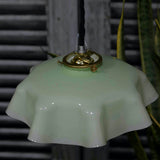 abat jour suspension so chic opaline lampe vintage