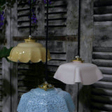 abat jour suspension so chic opaline lampe vintage