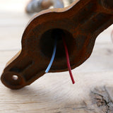 applique murale Lampe de cour, col de cygne exterieur semi courbé n°6