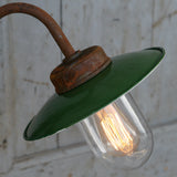 applique potence Lampe de cour, col de cygne exterieur semi-courbé n°2