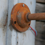 applique potence Lampe de cour, col de cygne exterieur semi-courbé n°2