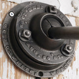 Rare OC White Industrial Wall-Mounted Sconce Lamp