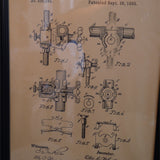 Rare OC White Industrial Wall-Mounted Sconce Lamp