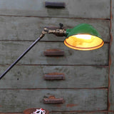 Rare Lampe OC White Industrielle fixation etau