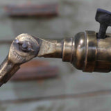 Rare Lampe OC White Industrielle fixation etau