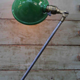 Rare Lampe OC White Industrielle fixation etau