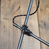 Rare OC White Industrial Wall-Mounted Sconce Lamp