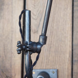 Rare OC White Industrial Wall-Mounted Sconce Lamp