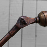 Rare Lampe OC White Industrielle fixation etau