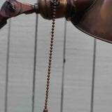 Rare Lampe OC White Industrielle fixation etau