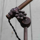 Rare Lampe OC White Industrielle fixation etau