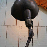 Rare Lampe OC White Industrielle fixation etau