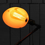 Rare Lampe OC White Industrielle fixation etau