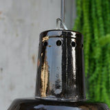 chocolate enamel lampshade industrial lamp