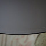 antique black enameled lampshade pendant light