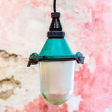 large industrial pendant lamp with glass