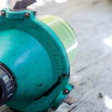 large industrial pendant lamp with glass