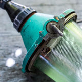 large industrial pendant lamp with glass