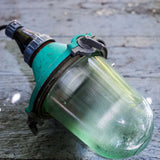 large industrial pendant lamp with glass