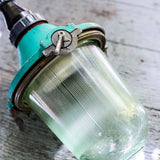 large industrial pendant lamp with glass