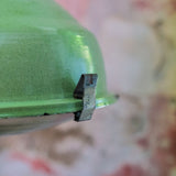 abat jour emaillee vert lampe holophane origine Union Sovietique