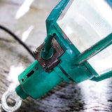 abat jour emaillee vert lampe holophane origine Union Sovietique