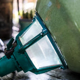 abat jour emaillee vert lampe holophane origine Union Sovietique