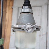 industrial pendant lamp, grey glass