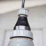 industrial pendant lamp, grey glass