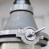 industrial pendant lamp, grey glass