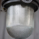 industrial pendant lamp, grey glass
