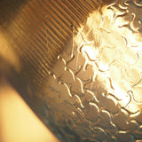 industrial pendant lamp in glass and metal, cluster of 3