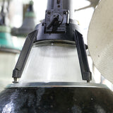 black enamel lampshade for a Holophane lamp, origin Soviet Union